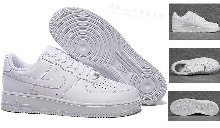 White Air Force Ones Air Force 1 Trainers